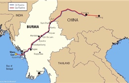 Trung Quốc vận hành đường ống dẫn khí qua Myanmar