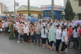 2.300 công nhân đình công ở Thái Bình trở lại làm việc