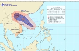 Tin bão số 5 trên Biển Đông