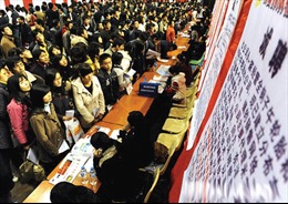 Hơn 3 triệu sinh viên Trung Quốc có thể thất nghiệp