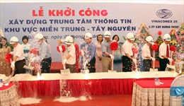 TTXVN khởi công Trung tâm Thông tin miền Trung - Tây Nguyên