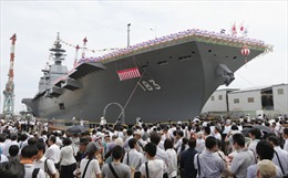 Nhật Bản "ra mắt" tàu khu trục khổng lồ 