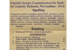 Đề thi toán lớp 8 của năm 1912 ở Mỹ như thế nào?