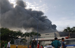 TPHCM: Cháy lớn tại khu công nghiệp Tân Tạo