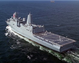 Hải quân Mỹ triển khai tàu đổ bộ tới Địa Trung Hải 