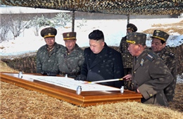 Ông Kim Jong-un thị sát các đảo tiền tiêu 