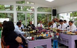 Tổng thống Nicaragua tiếp đồng chí Lê Hồng Anh