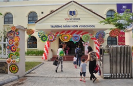 Trường mầm non Vinschool đón năm học mới 