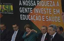 Brazil tăng ngân sách cho giáo dục và y tế