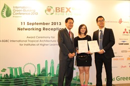 Sinh viên Việt thắng lớn tại cuộc thi kiến trúc quốc tế ở Singapore
