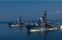Nga: Hạm đội Thái Bình Dương huấn luyện bắn tên lửa 