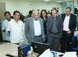 Tổng Giám đốc TTXVN tiếp Đoàn đại biểu Ban tư tưởng Trung ương Đảng Cộng sản Cuba 