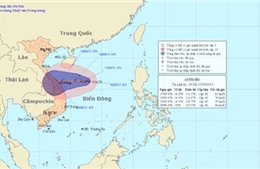 Bão số 8 hướng về Quảng Trị - Quảng Nam