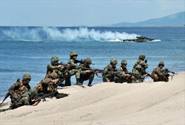 Mỹ, Philippines tập trận gần nơi tranh chấp với Trung Quốc
