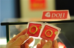 Giá vàng SJC giảm dù giá thế giới tăng 