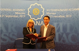 TTXVN và Hãng thông tấn Tanjug, Serbia ký thỏa thuận hợp tác