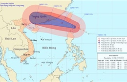 Siêu bão Usagi tiến vào Biển Đông