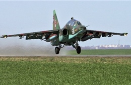 Máy bay tấn công Su – 25 rơi tại Nga