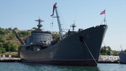 Tàu đổ bộ tấn công Nga vào lãnh hải Syria