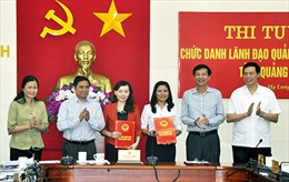 Quảng Ninh bổ nhiệm hai phó giám đốc Sở trúng tuyển