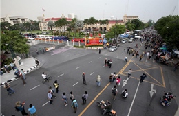 Người biểu tình Thái rút khỏi khu vực tòa nhà Chính phủ