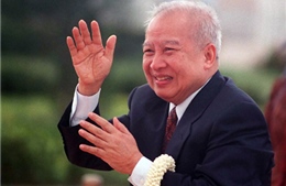 Campuchia khánh thành tượng đồng cựu Hoàng Sihanouk 