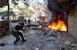  Xem quân đội Syria đấu súng với phiến quân tại Aleppo