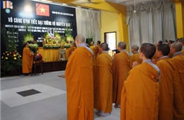 Giáo hội Phật giáo Việt Nam tưởng niệm, cầu siêu cho Đại tướng