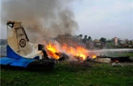Máy bay quân sự Ai Cập rơi, 4 người thương vong