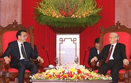 Tổng Bí thư Nguyễn Phú Trọng tiếp Thủ tướng Trung Quốc Lý Khắc Cường