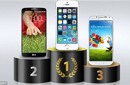 Vượt Galaxy S4, iPhone 5S dẫn đầu về tốc độ xử lí