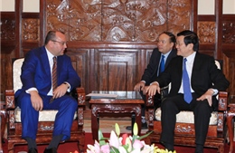 Chủ tịch nước Trương Tấn Sang tiếp Tổng giám đốc ITAR-TASS