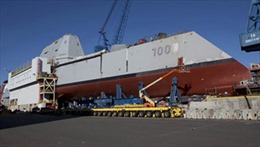 Mỹ sắp hạ thủy tàu khu trục hiện đại nhất