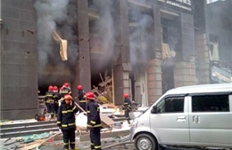 Nổ lớn tại tòa nhà văn phòng ở Tây An, Trung Quốc