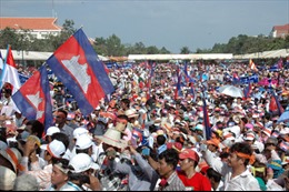 Đảng đối lập Campuchia bắt đầu biểu tình 3 ngày