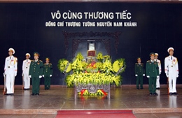 Tổ chức trọng thể lễ tang Thượng tướng Nguyễn Nam Khánh 