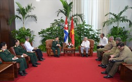Bí thư Thứ hai ĐCS Cuba tiếp đoàn cấp cao Bộ Quốc phòng Việt Nam