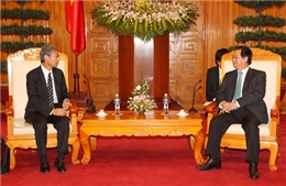 Thủ tướng Nguyễn Tấn Dũng tiếp Chủ tịch Kyodo