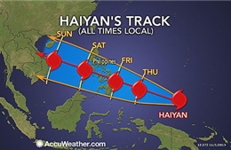 Philippines gấp rút phòng chống siêu bão Haiyan