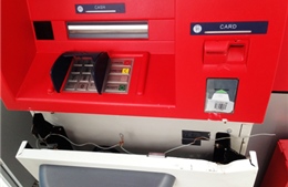 Lợi dụng bão, cạy phá cây ATM 