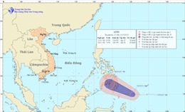 Tin áp thấp nhiệt đới gần Biển Đông 