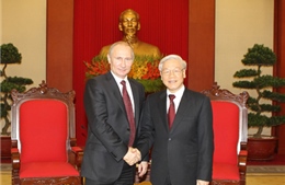Tổng Bí thư Nguyễn Phú Trọng tiếp Tổng thống Liên bang Nga