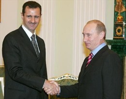 Tổng thống Nga điện đàm với Tổng thống Syria 