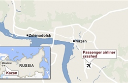 Máy bay Nga nổ tung khi tiếp đất, 50 người thiệt mạng 