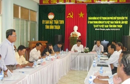 Ông Phan Thanh Chính làm Chủ tịch Ủy ban MTTQ tỉnh Bình Thuận