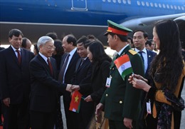 Lễ đón chính thức Tổng Bí thư Nguyễn Phú Trọng tại Ấn Độ