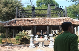 Thanh Hóa: Đền thờ Lê Lai bị cháy rụi