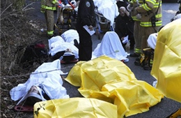 Mỹ: Tàu hỏa trật bánh, 44 người thương vong