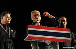 Thủ lĩnh biểu tình Thái Lan quyết lật đổ chính phủ 