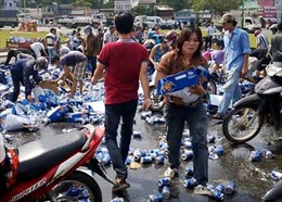 Công an điều tra vụ “hôi của” 1.000 két bia ở Đồng Nai